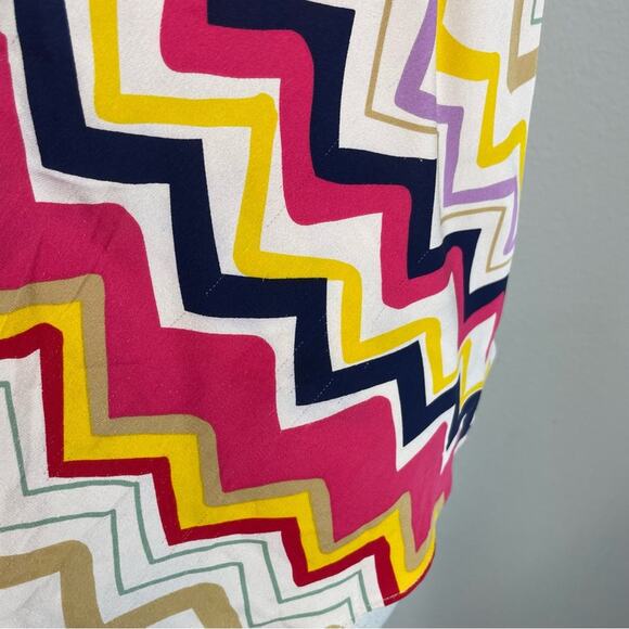 Diane Von Furstenberg Multi Color Sleeveless  Corded Neck Top 10 - Picture 6 of 11